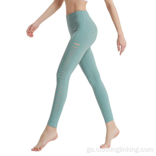 Pants Yoga na mBan Taobh Hollow Amach